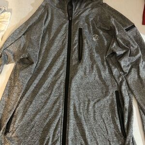 Men's Gray Zip-Up Hoodie The Grateful Dead